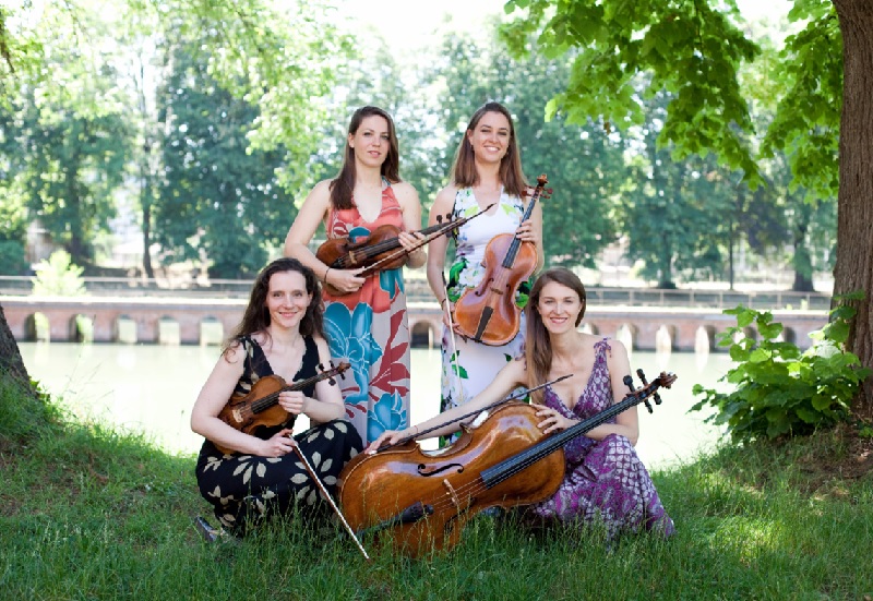 Un quatuor de jeunes musiciennes du Conservatoire de Toulouse se produira en juillet dans 5 campings labellisés Camping Qualité - DR