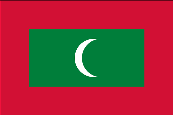 Drapeau des Maldives - DR : Wikipedia