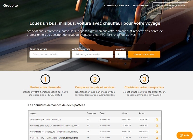Le site Internet de Groupito - DR Le site Internet de Groupito - DR