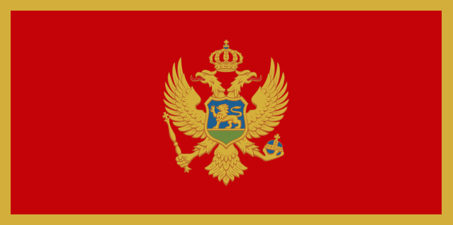 Drapeau du Monténégro - DR : Wikipedia