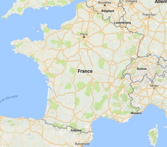 Le gouvernement français va ajouter 8 nouveaux pays à la liste de ceux concernés par la procédure de délivrance des visas en 48 heures - DR : Google Maps