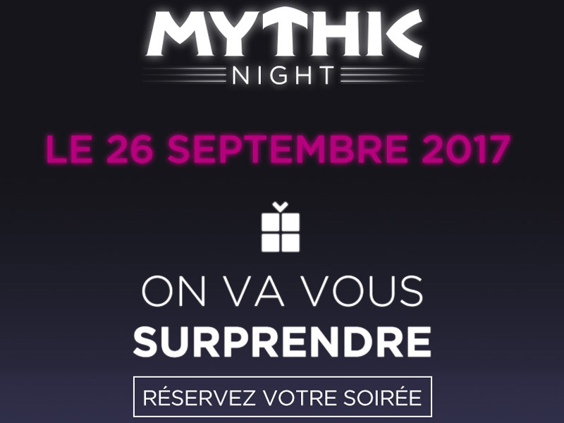 #MythicNightHéliades : le 26 septembre Héliades va vous surprendre !