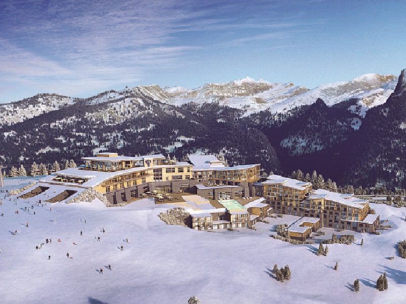 Le Club Med « Grand Massif Samoëns-Morillon » (4 Tridents) comptera 423 chambres et proposera une offre orientée famille © club med