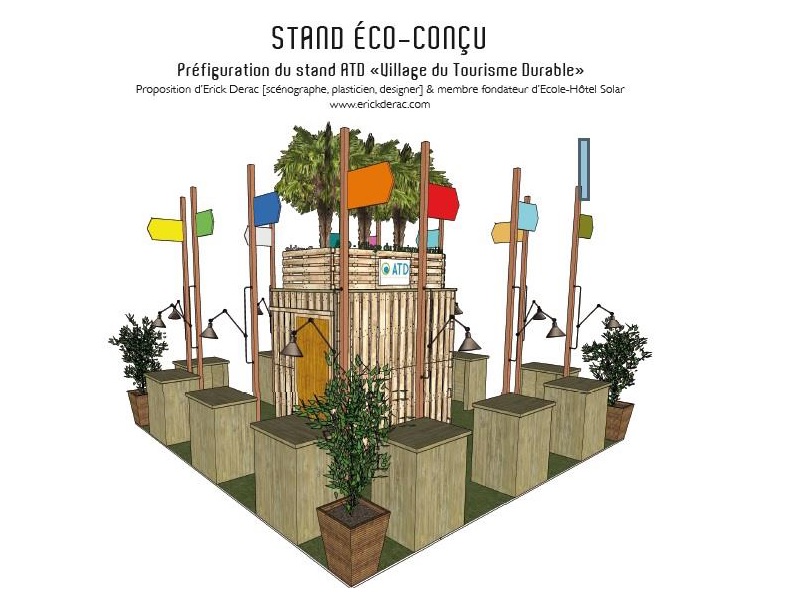 stand éco-conçu - IFTM Top Resa et ATD