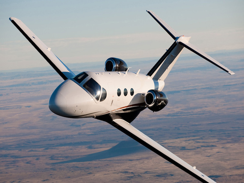 Le Cesna Citation Mustang, jet d'affaire le plus populaire sur la plateforme PrivatFly © AirCharterService