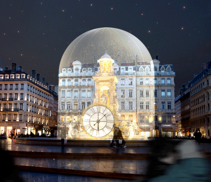 La Fête des Lumières proposera une horloge du XIXe siècle place des Jacobins - Photo : DR La Fête des Lumières proposera une horloge du XIXe siècle place des Jacobins - Photo : DR