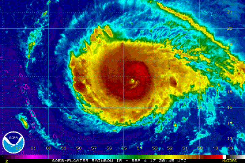 L'ouragan Irma le 5 septembre 2017 - © NOAA / wikicommons