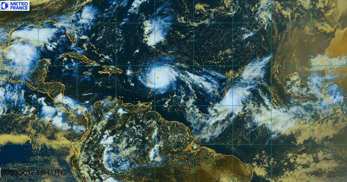 Arrive s'apprête à frapper les caraïbes. Crédit Photo : Météo France Arrive s'apprête à frapper les caraïbes. Crédit Photo : Météo France