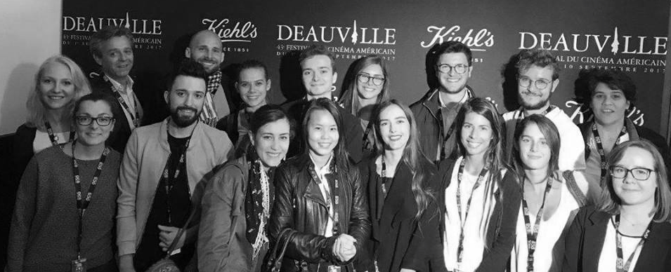 Les 16 premiers étudiants de LéCOLE sont allés à Deauville pour les festival du film américain - Photo : LéCOLE