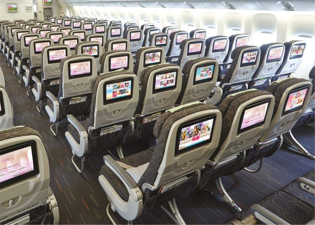 Les sièges de la classe économique offrent un plus grand espace pour les voyageurs. DR: EVA Air
