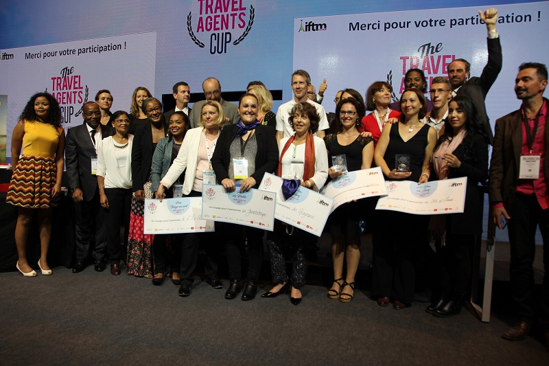 Les gagnants et les partenaires de l'édition 2017 de la Travel Agents Cup Crédit : i-tourisme