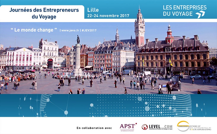 Les 3e Journées des Entrepreneurs du voyage se déroulent à Lille du 22 au 24 novembre 2017 - DR : Les Entreprises du voyage