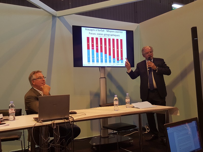 Le SETO présentait les résultats de son baromètre pour l'été 2017 à l'occasion de l'IFTM Top Resa 2017 - Photo : P.C.