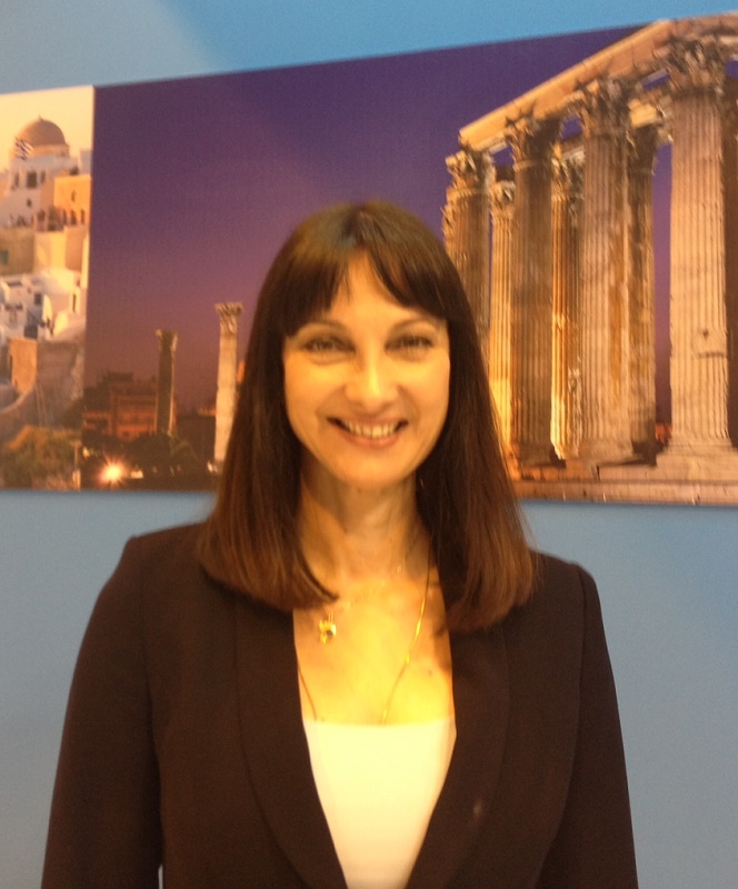 Elena Kountoura, ministre grecque du tourisme - DR : G.B.