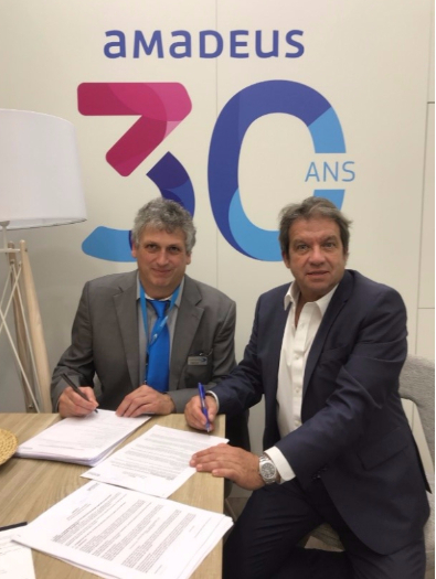Helmut Gschwentner, président de Travel Europe et Georges Rudas, P-DG d'Amadeus France et président de Gestour - DR Helmut Gschwentner, président de Travel Europe et Georges Rudas, P-DG d'Amadeus France et président de Gestour - DR
