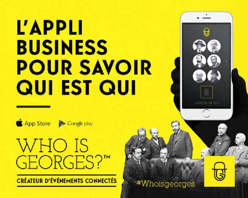 L'appli qui sait qui est Georges Crédit : Who Is Georges ?