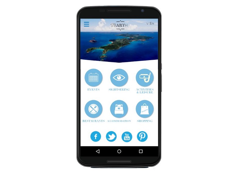 Saint Barthélemy créé son application mobile - photo DR Saint-Barth Tourisme