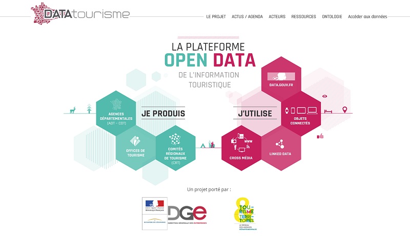 La plateforme DATAtourisme est en ligne DR