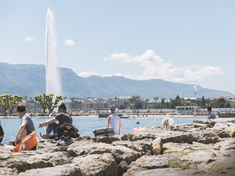 Le célèbre bains des Pâquis, sur les bords du Lac Léman © DR Geneva Live Tourism