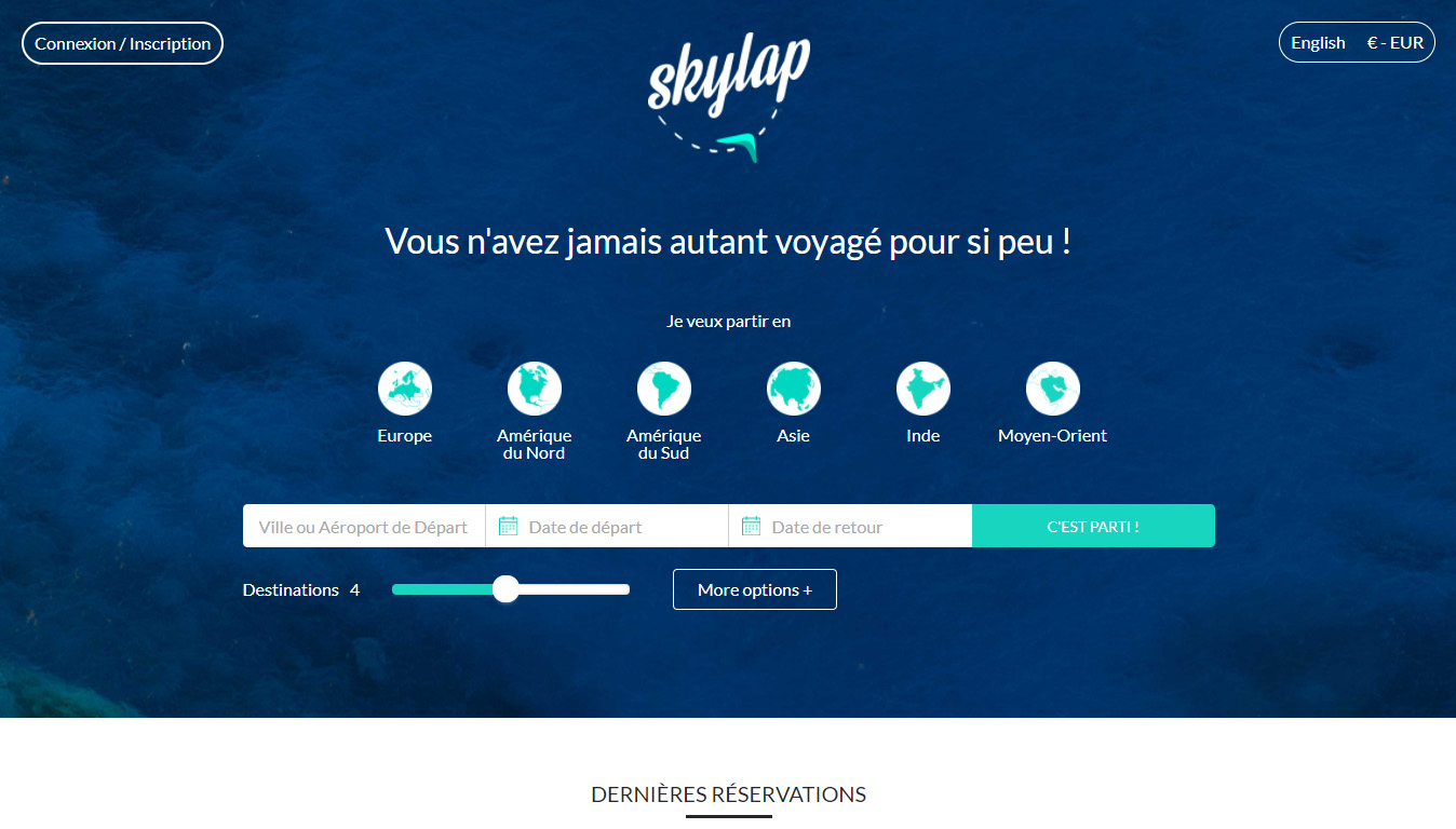 Skylap : le nouveau moteur spécialiste des vols multi-destinations