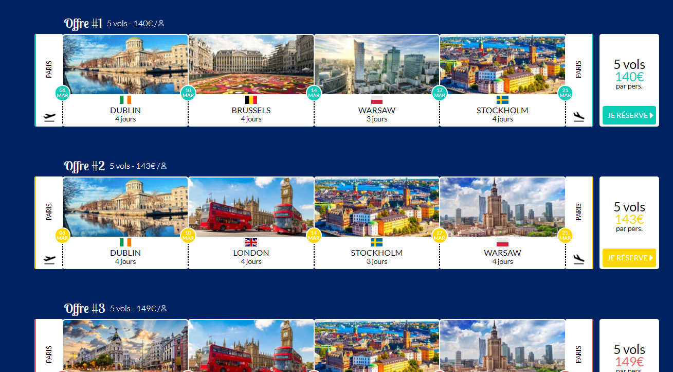 Skylap : le nouveau moteur spécialiste des vols multi-destinations