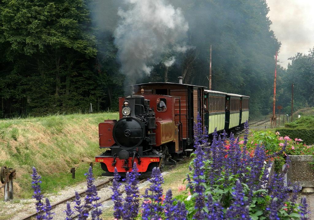 Le train du Bas-Berry, un authentique tortillard. Collection SABA.