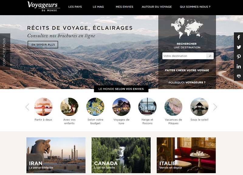 Voyageurs Du Monde Souhaite Personnaliser Le Parcours Des Internautes