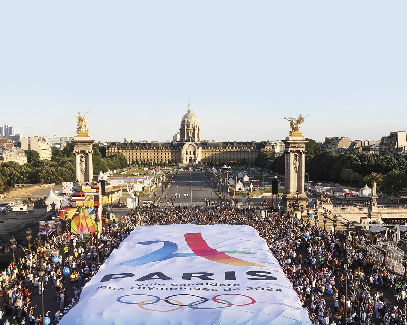 JO 20204 : entre 119 000 créations d’emplois équivalents temps plein selon la fourchette basse, à près de 247 000 emplois pour la partie haute dans la construction, l’organisation et le tourisme - Photo paris2024