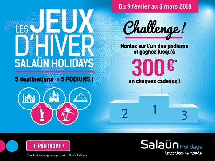 Salaün Holidays fait gagner des chèques cadeaux