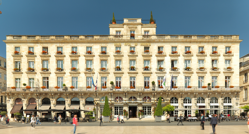 La façade du Grand Hôtel de Bordeaux & Spa - @D&D