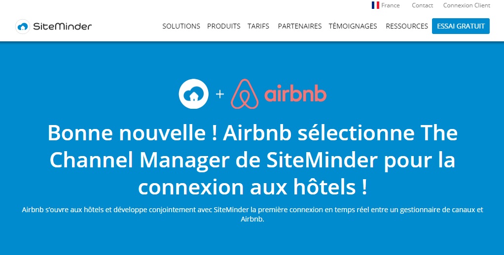 SiteMinder : l'hôtellerie fait son entrée chez Airbnb