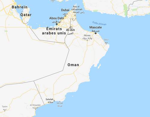 Google Map Oman
