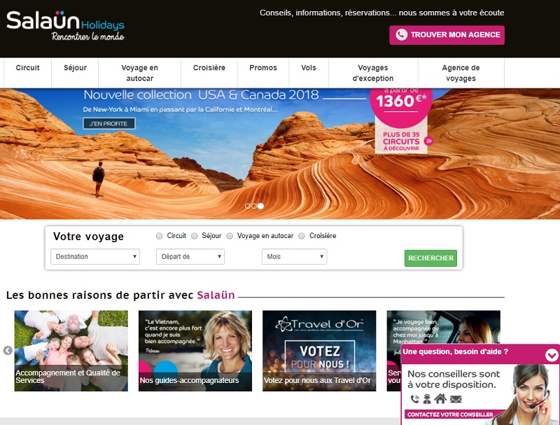 Salaün Holidays va lancer un nouveau site e-commerce pour ses 115 agences de voyages