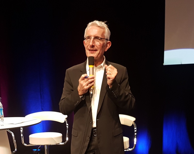 Guillaume Pépy avait pris la parole aux journées des Entrepreneurs du voyage à Lille - Photo CE