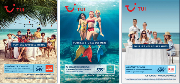 La campagne d'affichage de TUI est déployée sur 7 000 panneaux à travers la France - Crédit photo : TUI La campagne d'affichage de TUI est déployée sur 7 000 panneaux à travers la France - Crédit photo : TUI