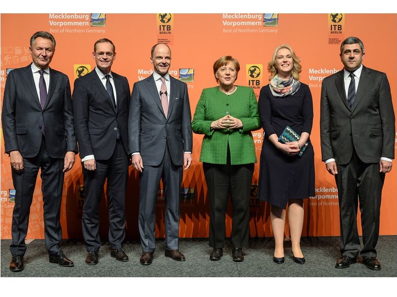 L'ouverture du salon ITB 2018 à Berlin en présence d'Angela Merkel - photo OMT
