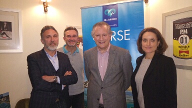 Stéphane Ralkos, directeur des opérations, Bruno Mortreuil, directeur de la communication, Jean-Marc Ollandini, PDG et Clémentine Ballereau, directrice des ventes. - CL Stéphane Ralkos, directeur des opérations, Bruno Mortreuil, directeur de la communication, Jean-Marc Ollandini, PDG et Clémentine Ballereau, directrice des ventes. - CL