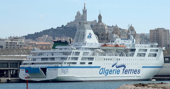 Le Tarik Ibn Ziyad sera lui rénové suite à l'incendie de 2017 - Crédit photo : Algérie Ferries
