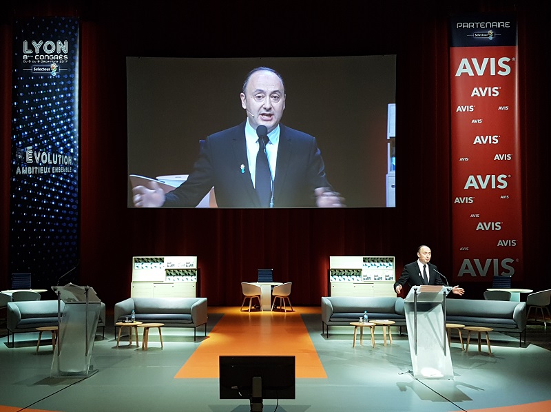 Laurent Abitbol président de la coopérative souhaite réformer le réseau. Le projet Sunrise a été adopté ce 10 avril 2018 - Photo CE