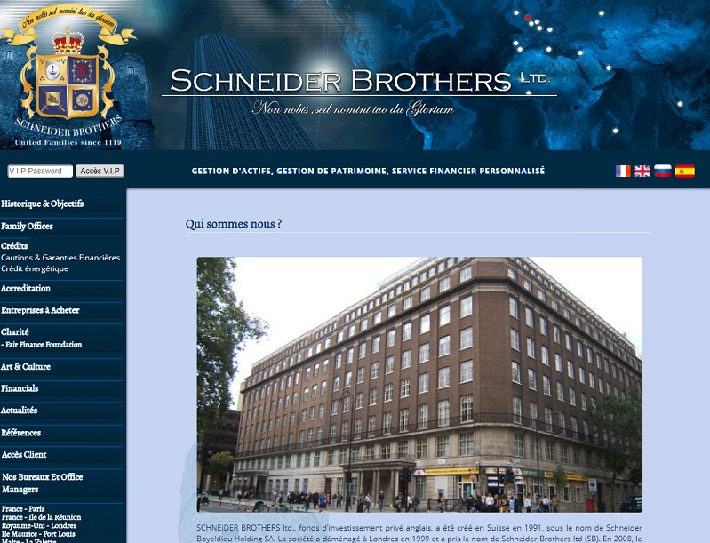 Une instruction va être menée auprès du tribunal administratif de Paris. Entre 50 et 70 opérateurs se sont rassemblés dans cette action. Ce même collectif compte aussi porter l'affaire devant le tribunal pénal - DR : capture d'écran site Schneider Brothers Ltd Une instruction va être menée auprès du tribunal administratif de Paris. Entre 50 et 70 opérateurs se sont rassemblés dans cette action. Ce même collectif compte aussi porter l'affaire devant le tribunal pénal - DR : capture d'écran site Schneider Brothers Ltd