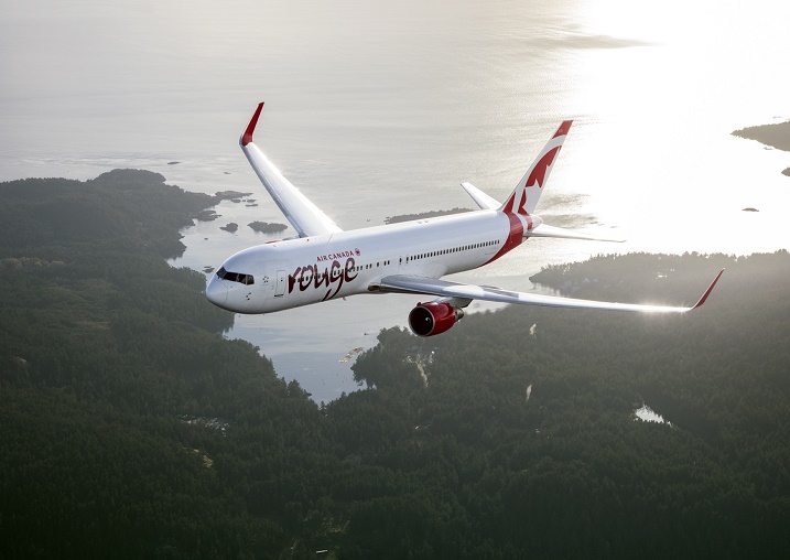 Le vol Marseille - Montréal opéré par Air Canada Rouge débutera le 9 juin prochain et sera désormais assuré jusqu’au 19 novembre 2018. - DR Air Canada