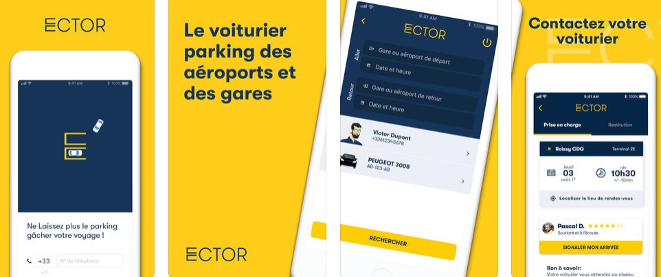L'appli ECTOR est gratuite et disponible sur IOS et Androïd - DR