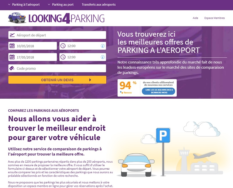 DR : Capture d'écran Looking4.com