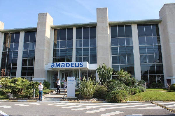 Malgré un chiffre d'affaires en hausse, les ventes d'Amadeus en Europe de l'Ouest ont fortement chuté - Crédit photo : compte Twitter @AmadeusNice