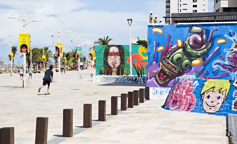 Une vue du bord de mer à Fortaleza - Photo CH