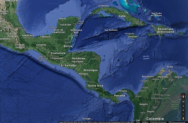 Le Nicaragua connaît une situation chaotique actuellement - Crédit photo : Google Maps