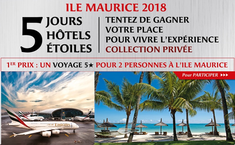 Challenge Collection Privée Exotismes avec Emirates : 14 agents de voyages s'envoleront jeudi 17 mai 2018 pour 5 jours à l'Ile Maurice - DR