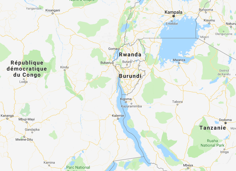La Cour Pénale Internationale a autorisé le 25 octobre 2017 l’ouverture d’une enquête sur les crimes contre l’humanité qui auraient été commis au Burundi. - DR Google Map