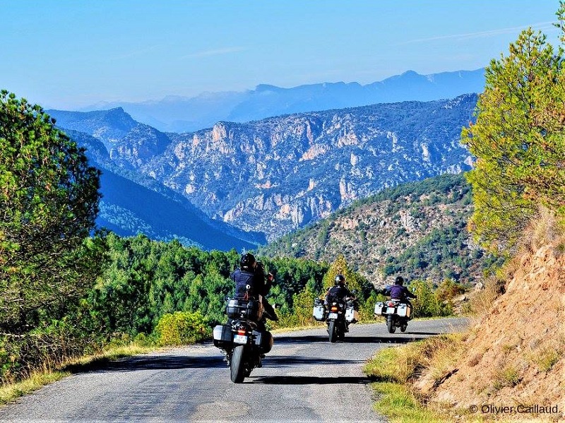 Les Motards du Tourisme proposent une belle couverture de la destination en B2B et B2C. Ici, en Catalogne - DR : O. Caillaud TourMaG.com