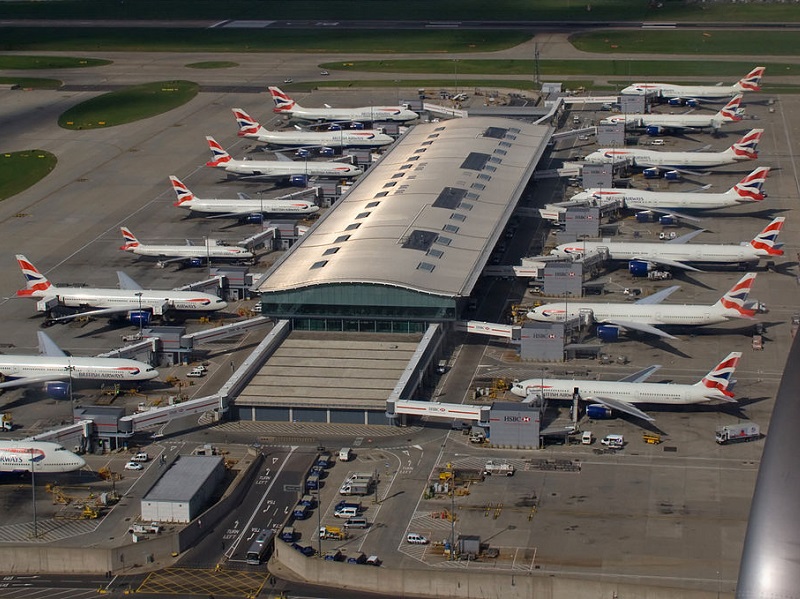 Aéroport d'Heathrow - photo wikicommons Tony Hisge